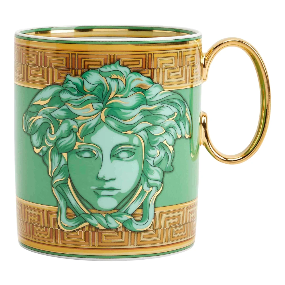 Versace Groen Glas met Handvat Green Unisex