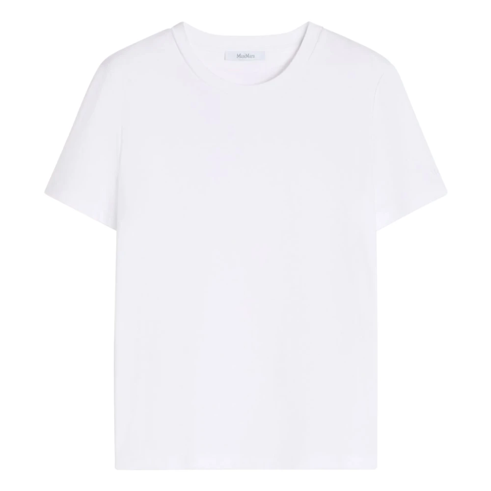 Max Mara Women's White Cotton T-Shirt - T-Shirts - Xs - Tops