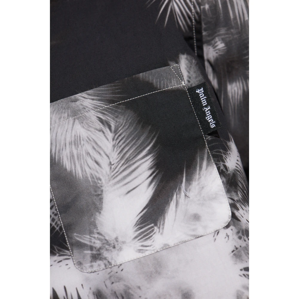 Palm Angels Kortemouwenshirt Gray Heren