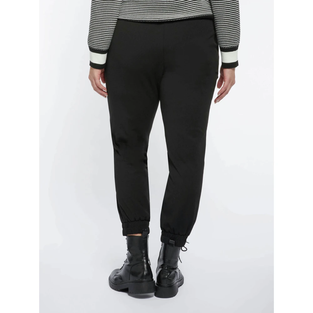 Fiorella Rubino Scuba Crepe Joggers Black Dames