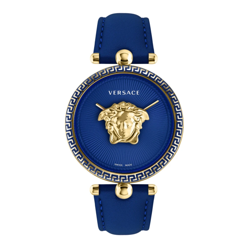 Versace Palazzo 39 Mm - Female - Watches - Blue - One Size - Accessories