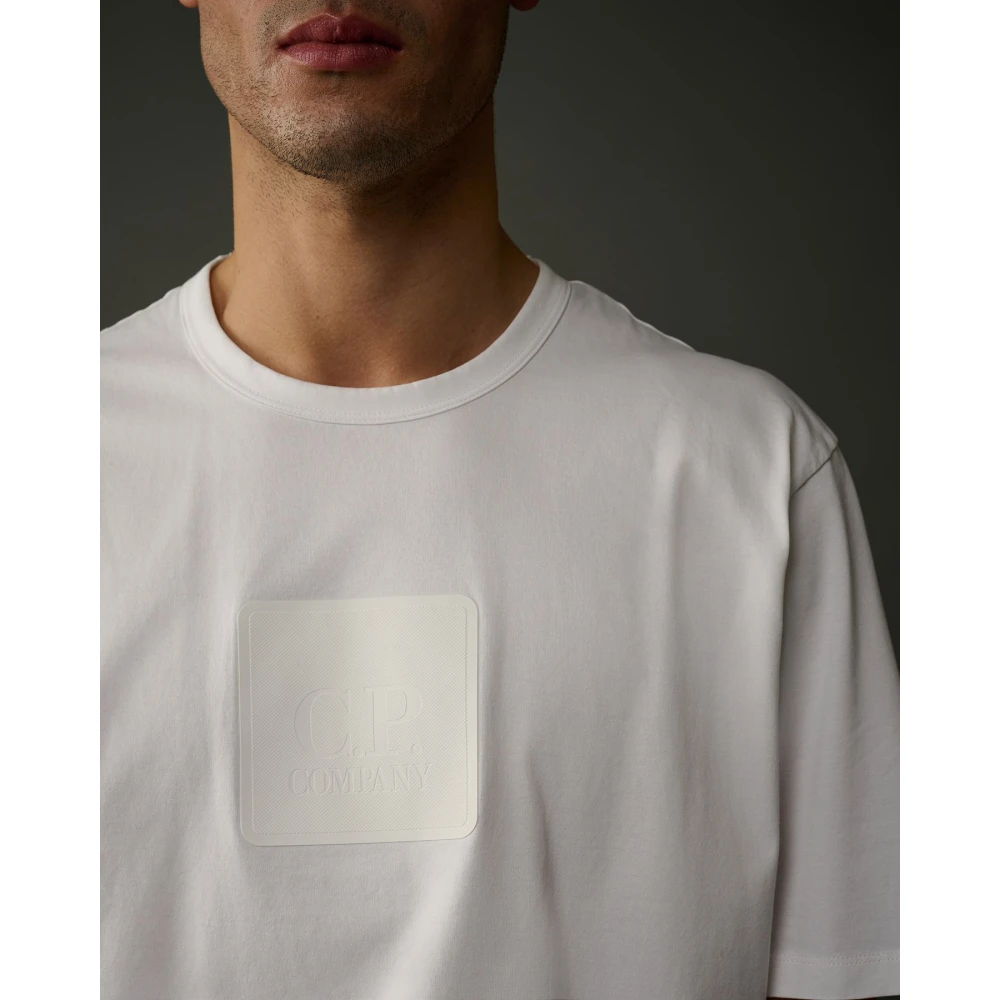 C.P. Company Metropolis Logo T-Shirt White Heren