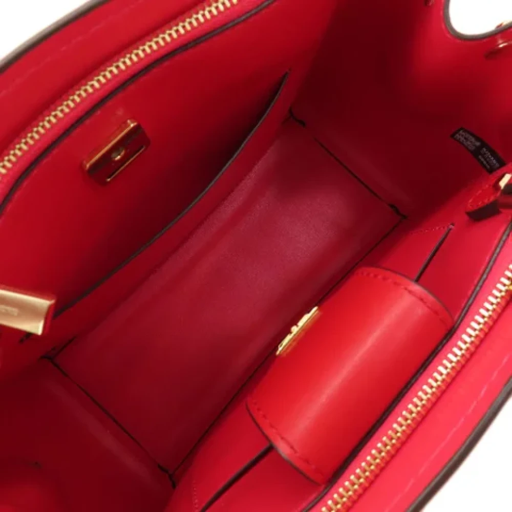 Michael Kors Pre-owned Leather handbags Red Dames