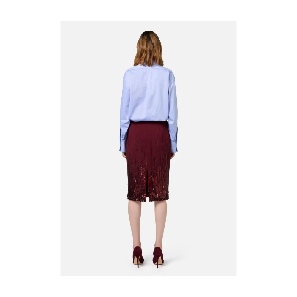Elisabetta Franchi Blauwe Blouses Ca07746e2 Blue Dames