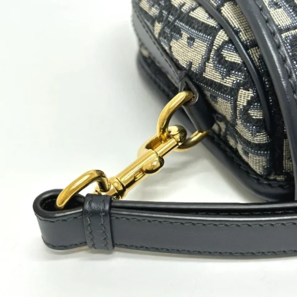 Dior Vintage Pre-owned Leather dior-bags Gray Dames