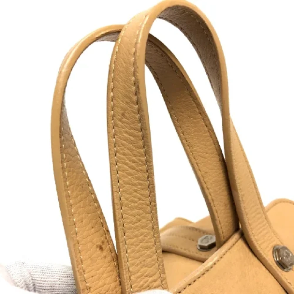 Chanel Vintage Pre-owned Leather chanel-bags Brown Dames