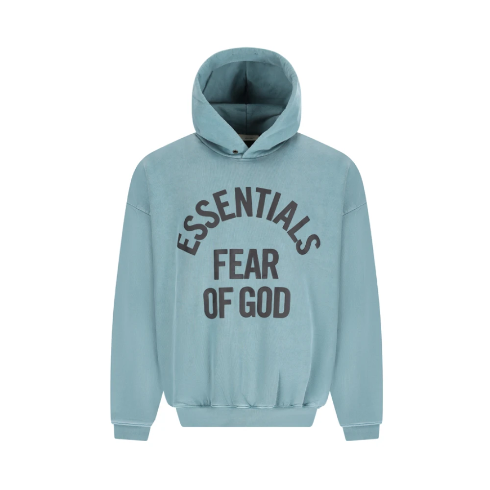 Fear Of God Blue Campus 90S Hoodie - Male - Hoodies - Xs - Sweatshirts & Hoodies