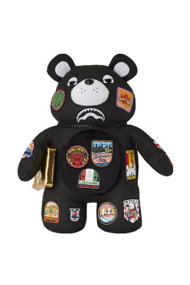 global-mogul-moneybear-black-backpack