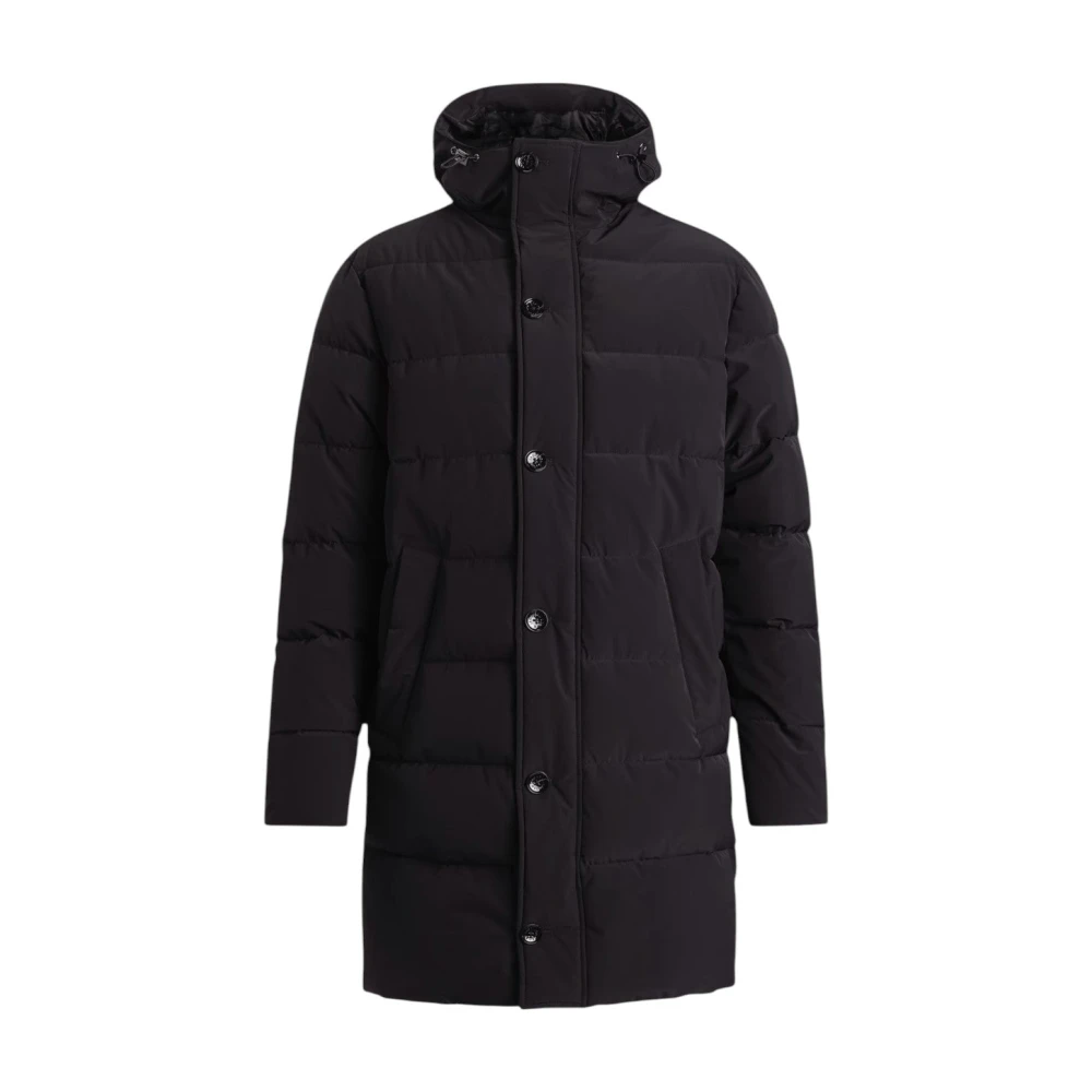 Oscar Jacobson Gevoerde Wind- en Waterafstotende Parka Blue Heren