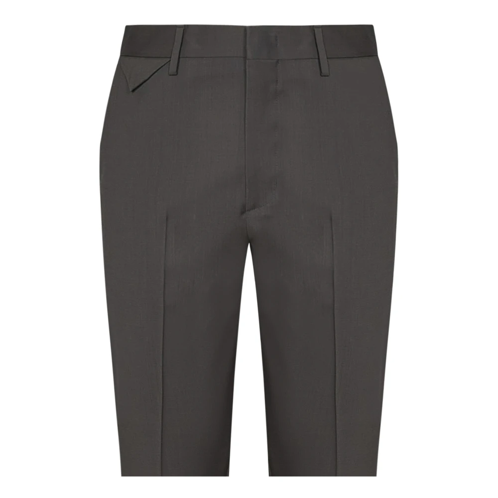 Low Brand Suit Trousers Gray Heren
