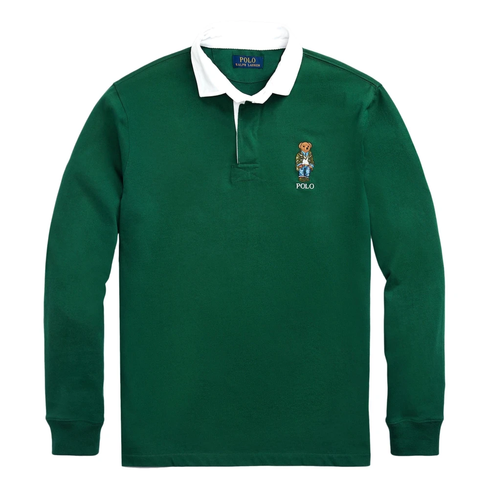 Polo Ralph Lauren Groene Rugby Sweatshirt Casual Stijl Green Heren