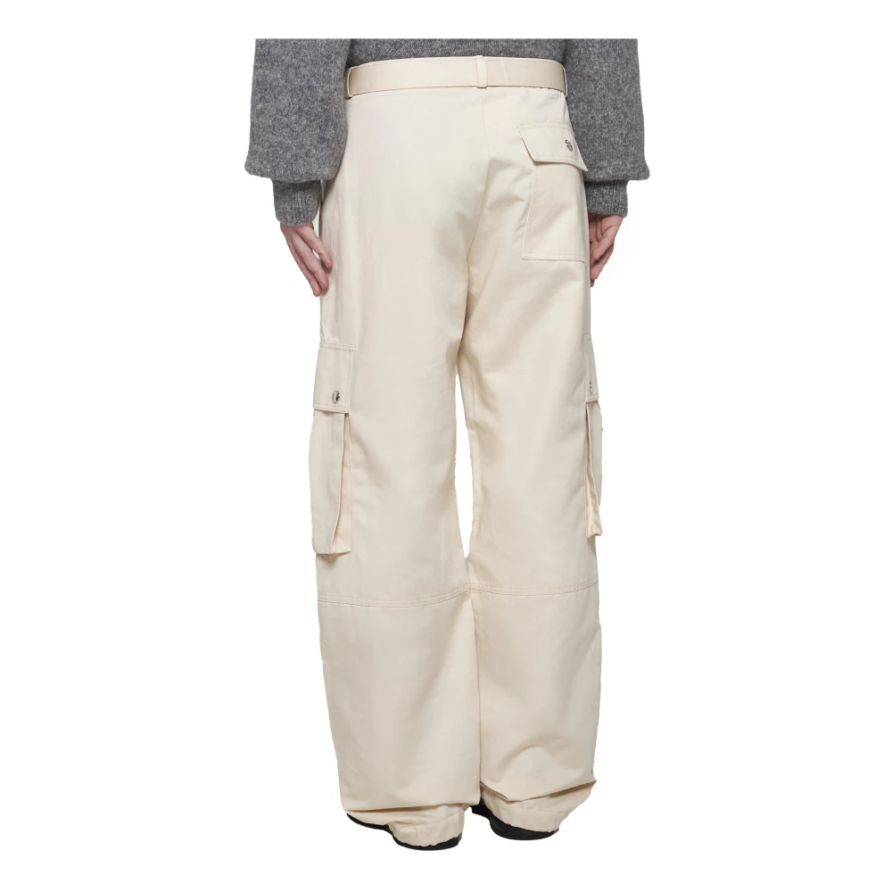 Jacquemus Beige Cargo Broek Beige Heren