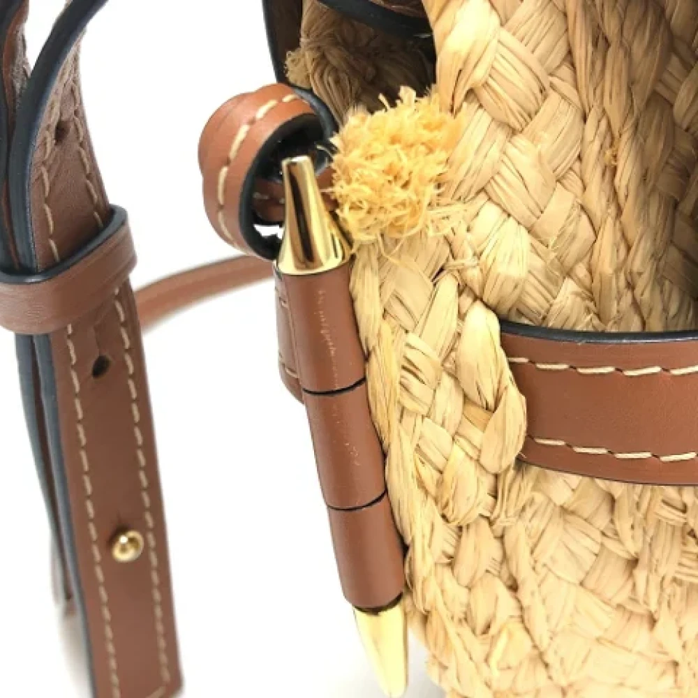 Loewe Pre-owned Canvas shoulder-bags Beige Dames