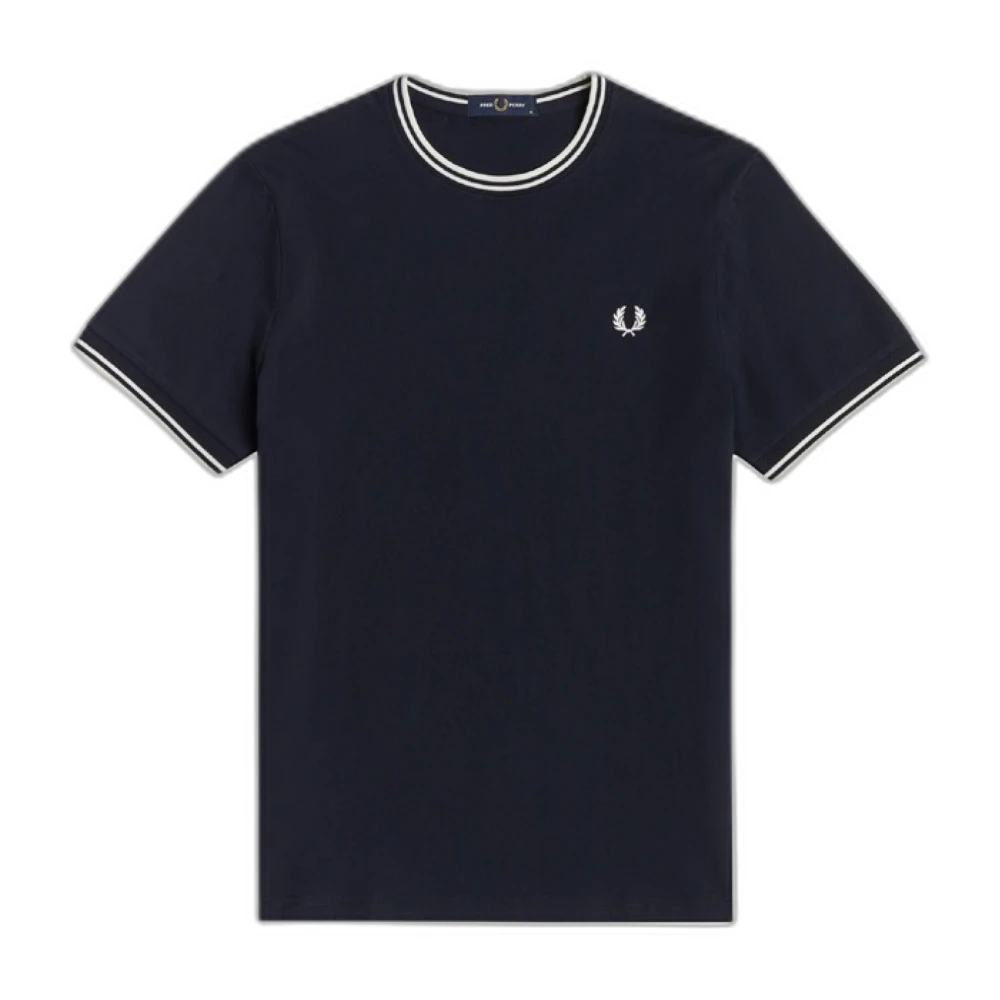 Fred Perry Twin Tipped T-shirt Blue, Dam