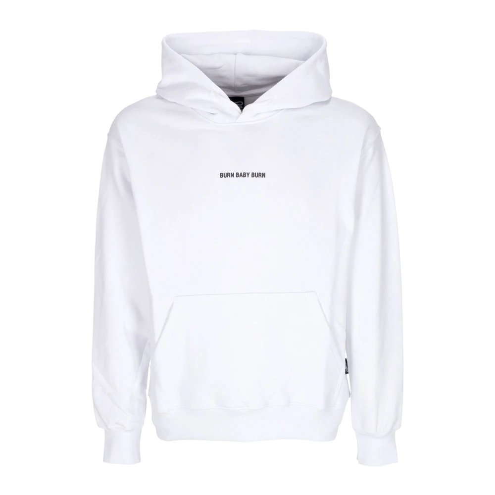 Propaganda White Lightweight Hoodie With Snake Print - Male - Hoodies - Xs - Sweatshirts & Hoodies