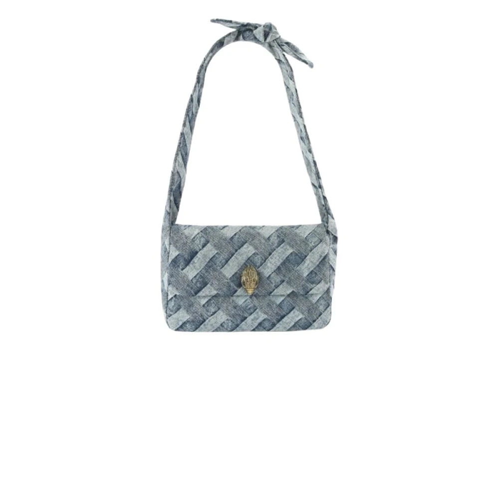 Kurt Geiger Donna Denim Borsa A Spalla Kensington Knot - Immagine 2