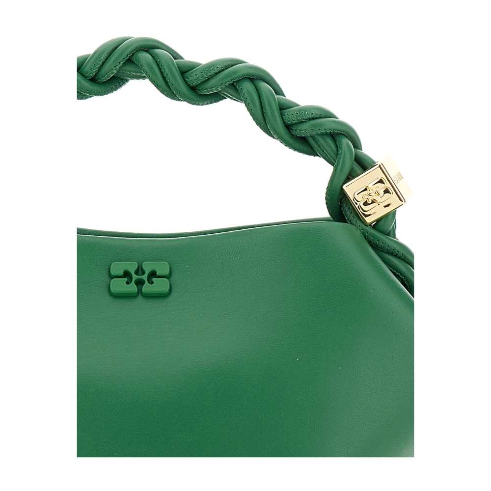 Ganni Groene Handtas met Vlinderlogo Green Dames