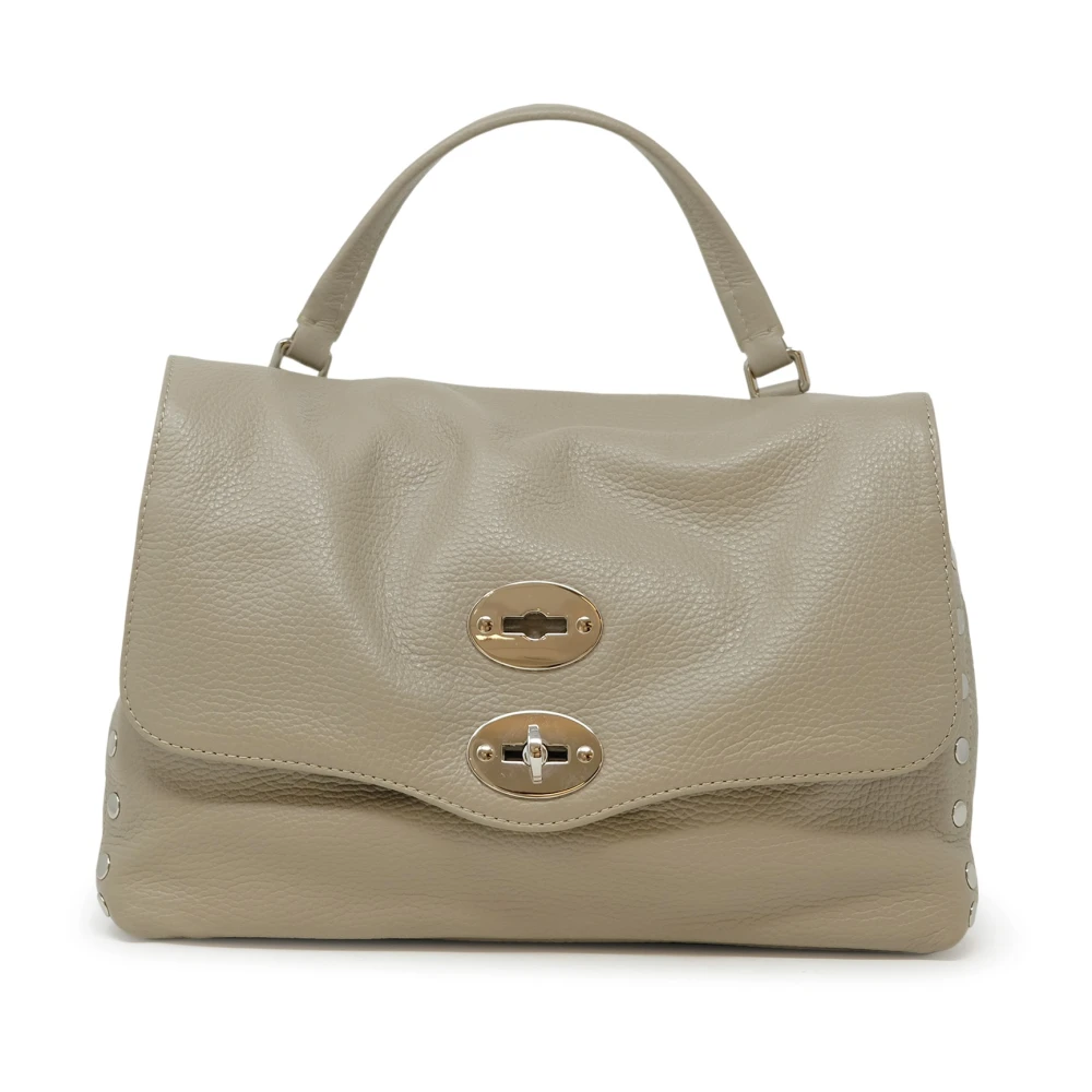 Zanellato Taupe Handtas Dagelijkse Stijl Brown Dames