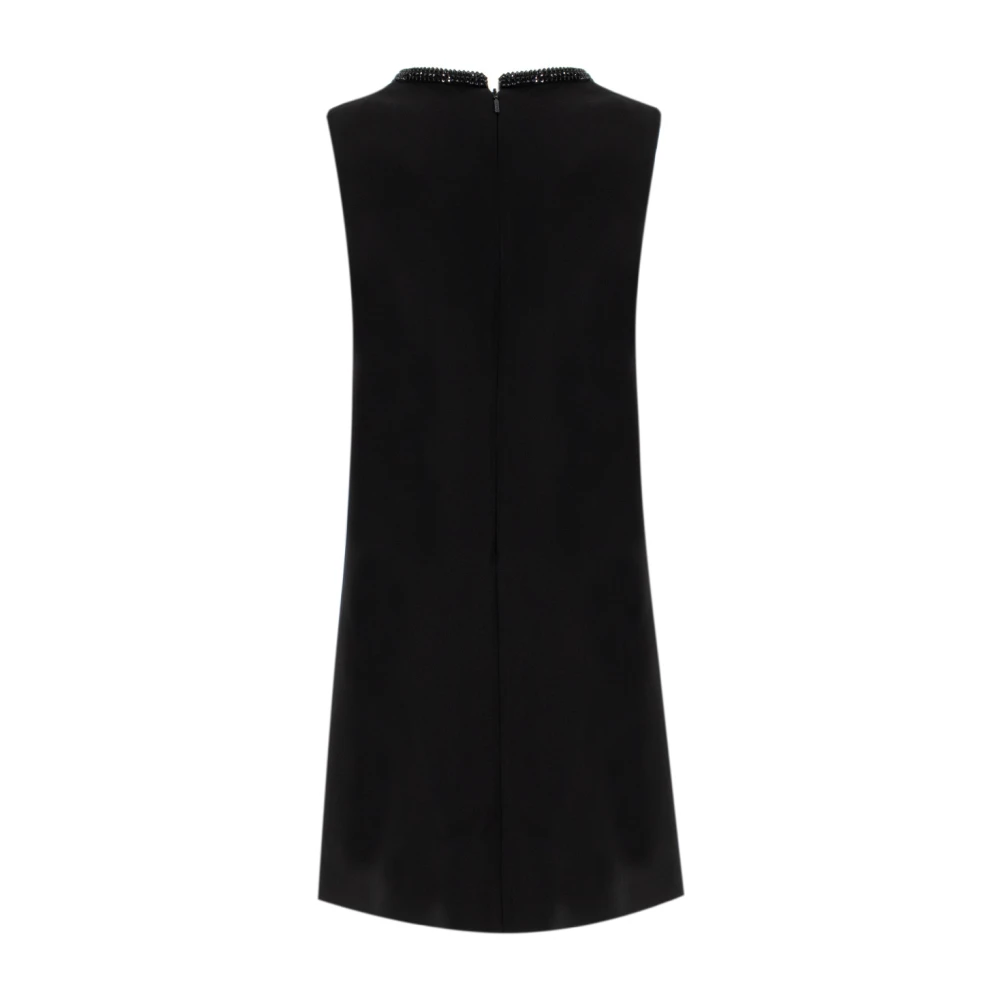 pinko Rhinestone Sheath Jurk Black Dames