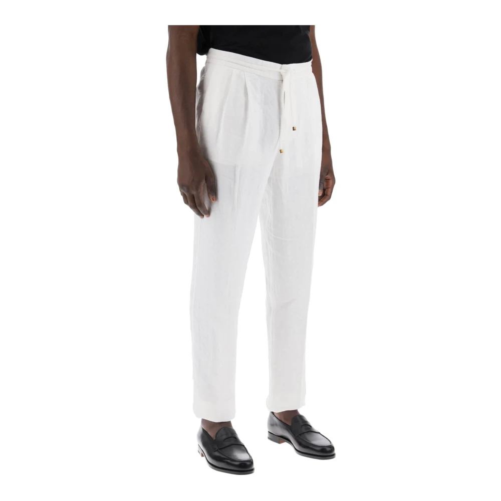 BRUNELLO CUCINELLI Slim-fit Trousers White Heren