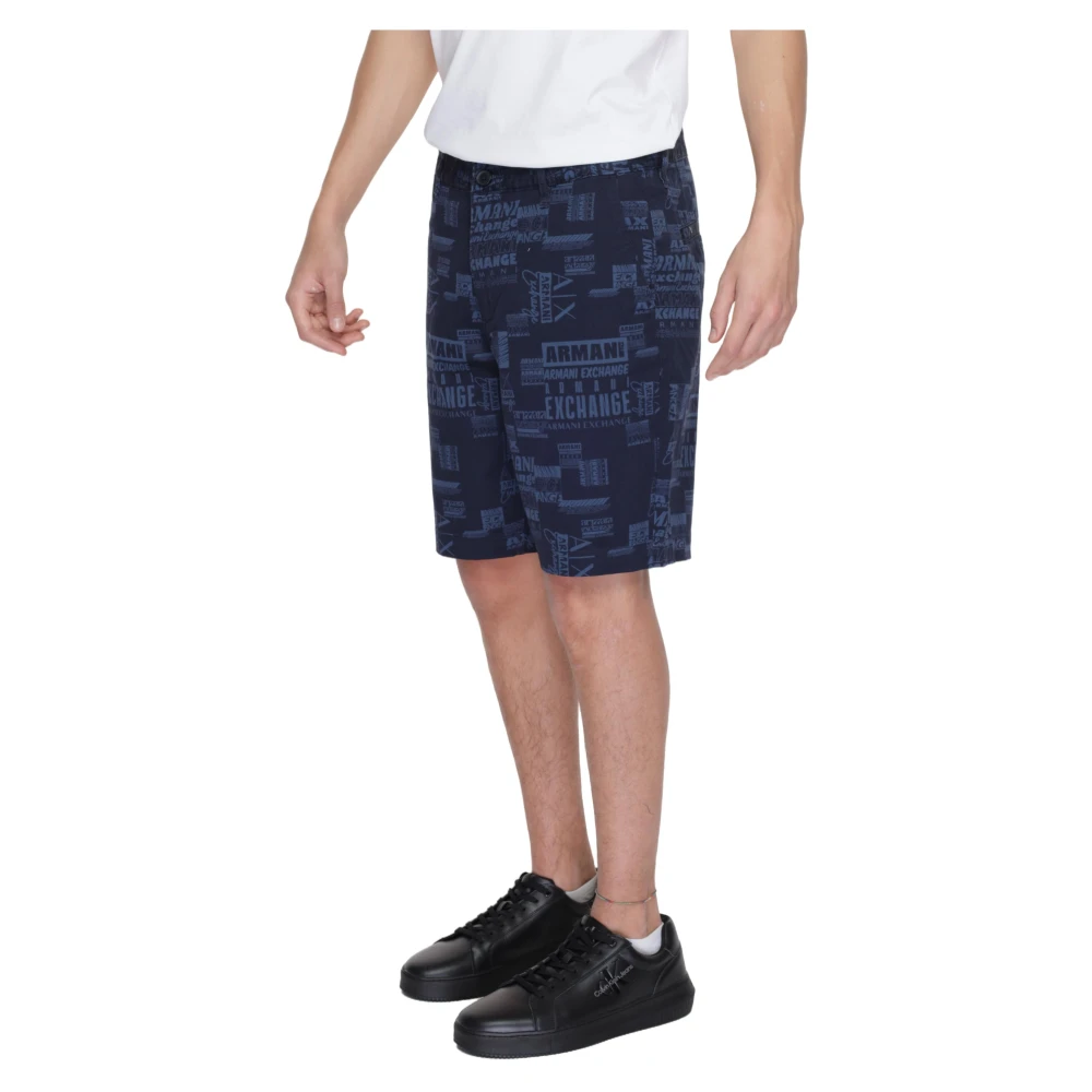Armani Exchange Shorts Blue Heren