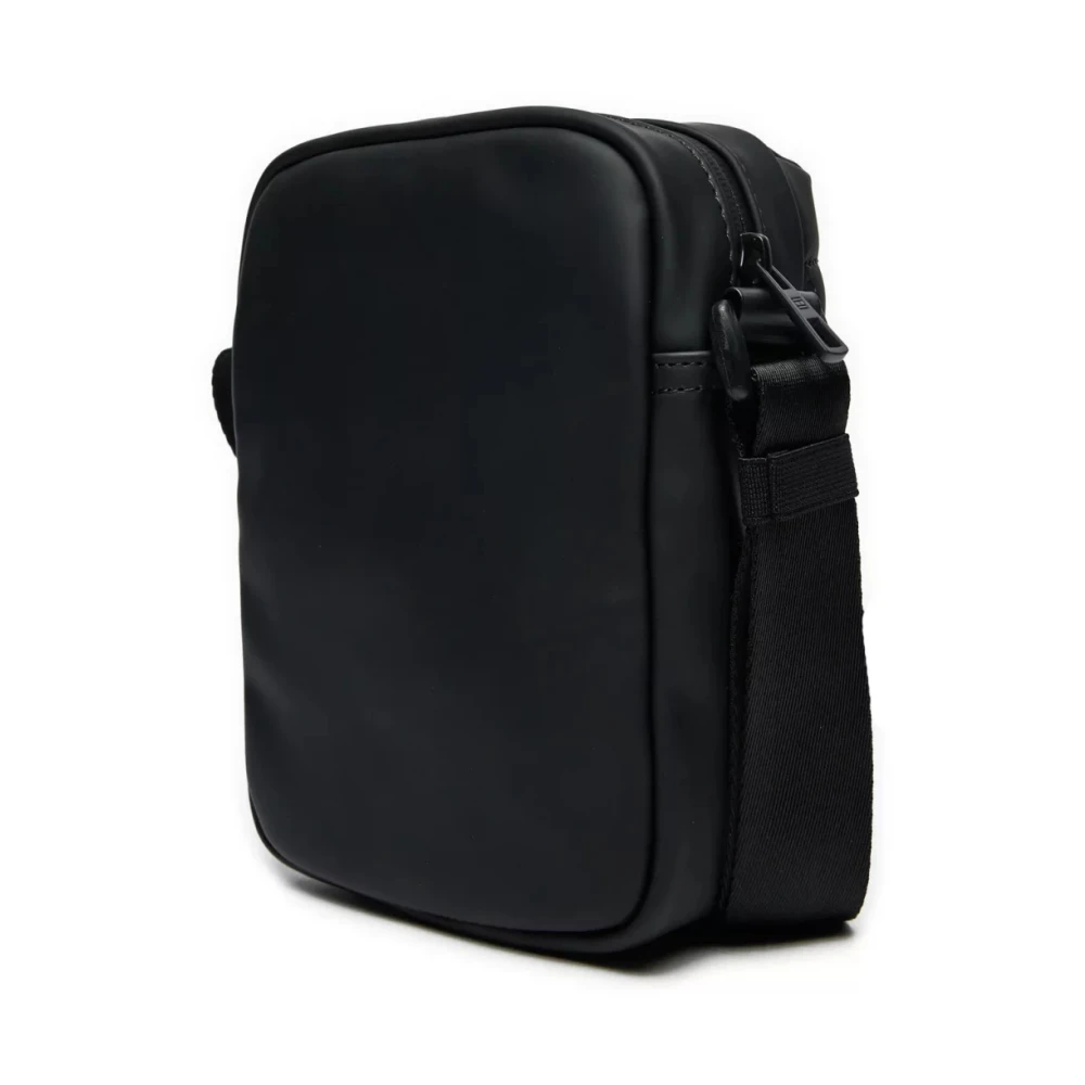 Tommy Hilfiger Zwarte Schoudertas Monotype PU Leer Black Heren