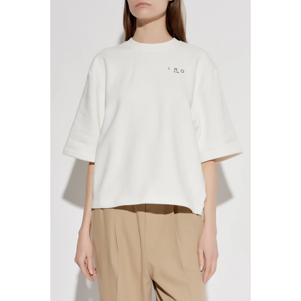 IRO T-shirt Chadie White Dames
