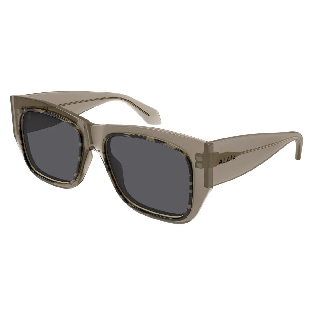 Alaïa Brown Rectangular Sunglasses - Unisex - Sunglasses - 55 Mm - Accessories