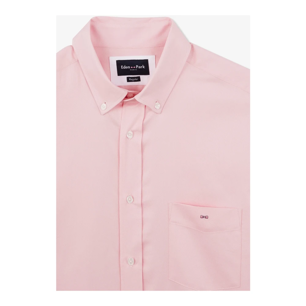 Eden Park Overhemd Sport Pink Heren