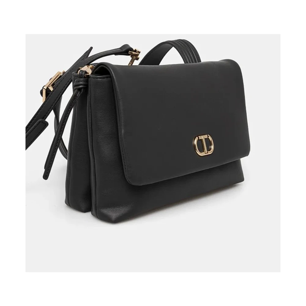 Twinset Multifunctionele Synthetisch Leren Handtas Black Dames