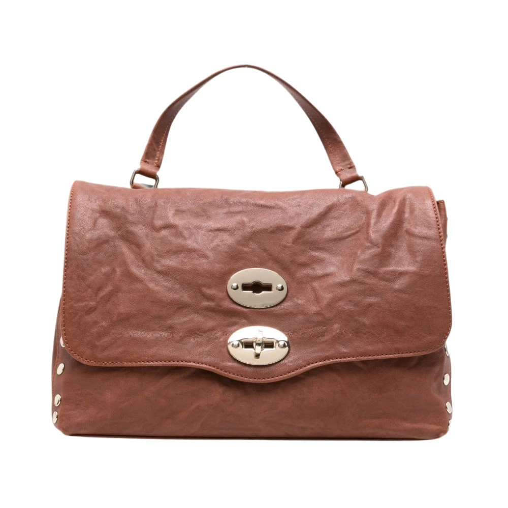 Zanellato Postina Officina Leather Handbag - Female - Handbags - Brown - One Size - Bags