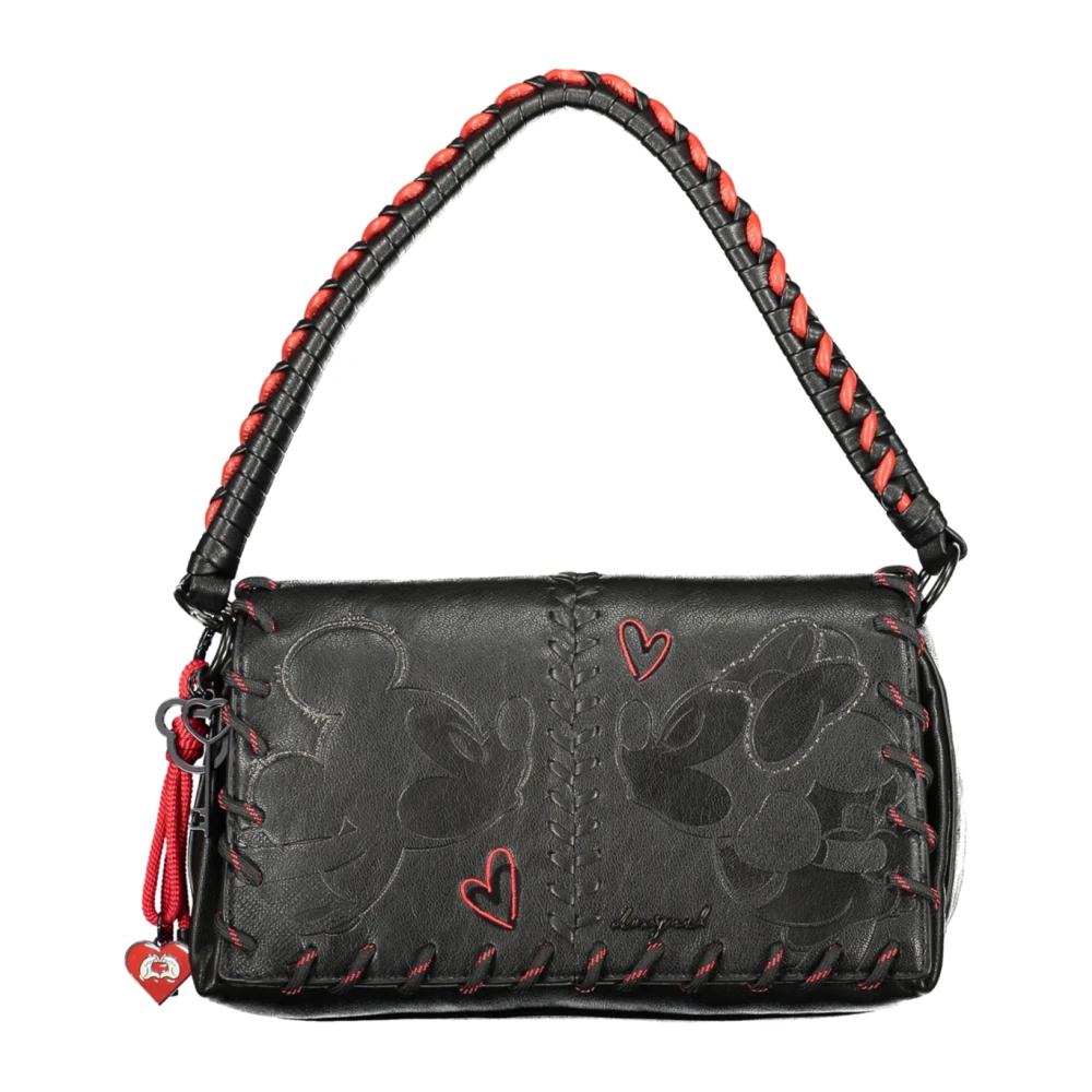 Desigual Women's Black Cross Body Bags, One Size, All Mickey Naron Medium Flap Bag