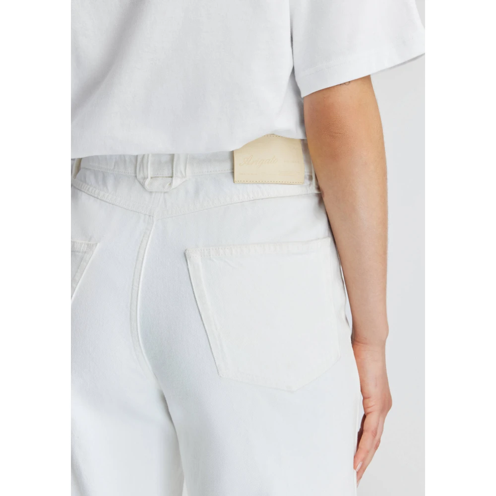 Axel Arigato Clara Wide-Leg Jeans White Dames