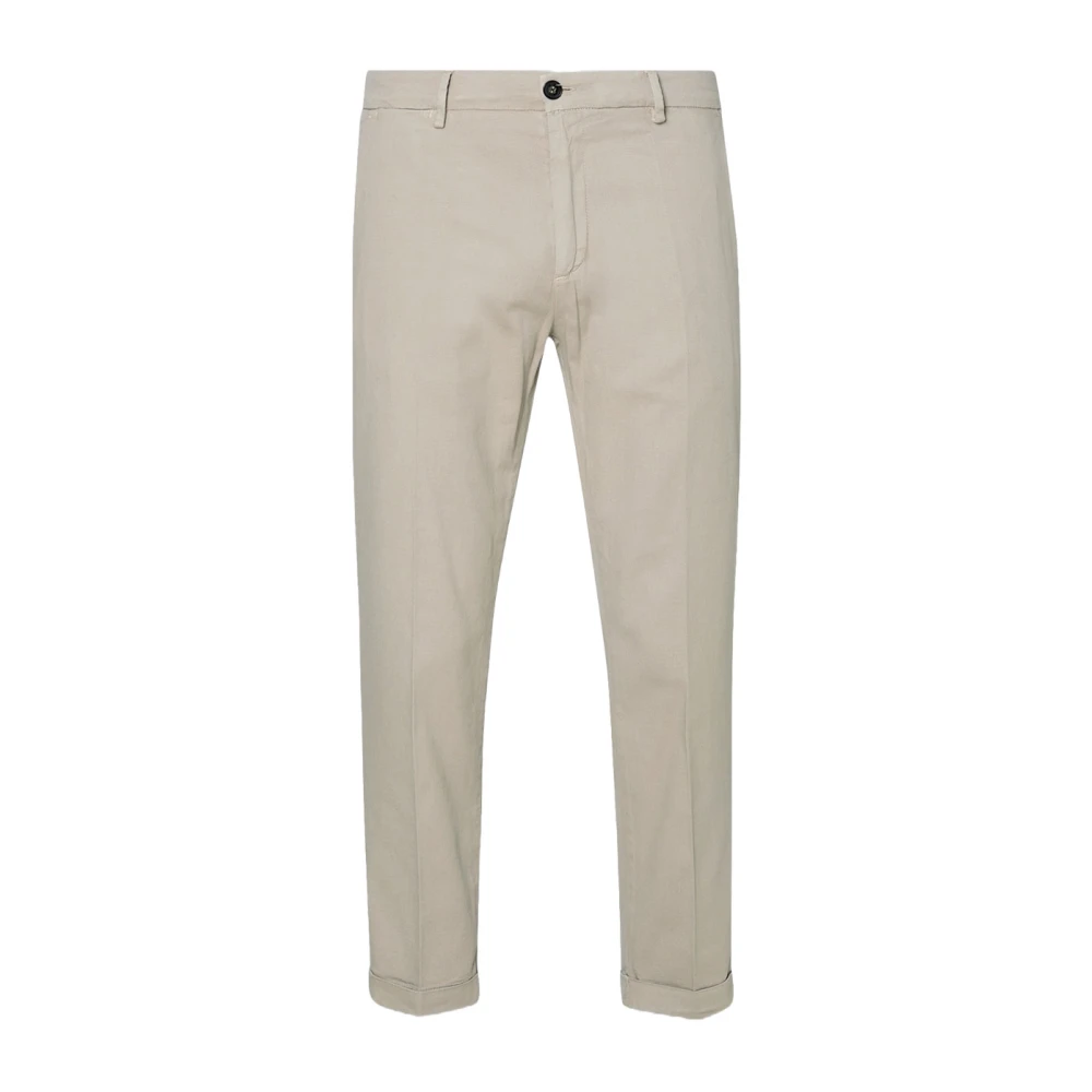 Liu Jo Beige Chino Broek Regular Fit Stretch Beige Heren