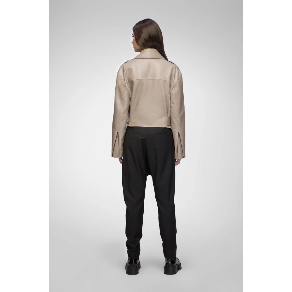 VSP Anya Niobe Leren Jas Gray Dames