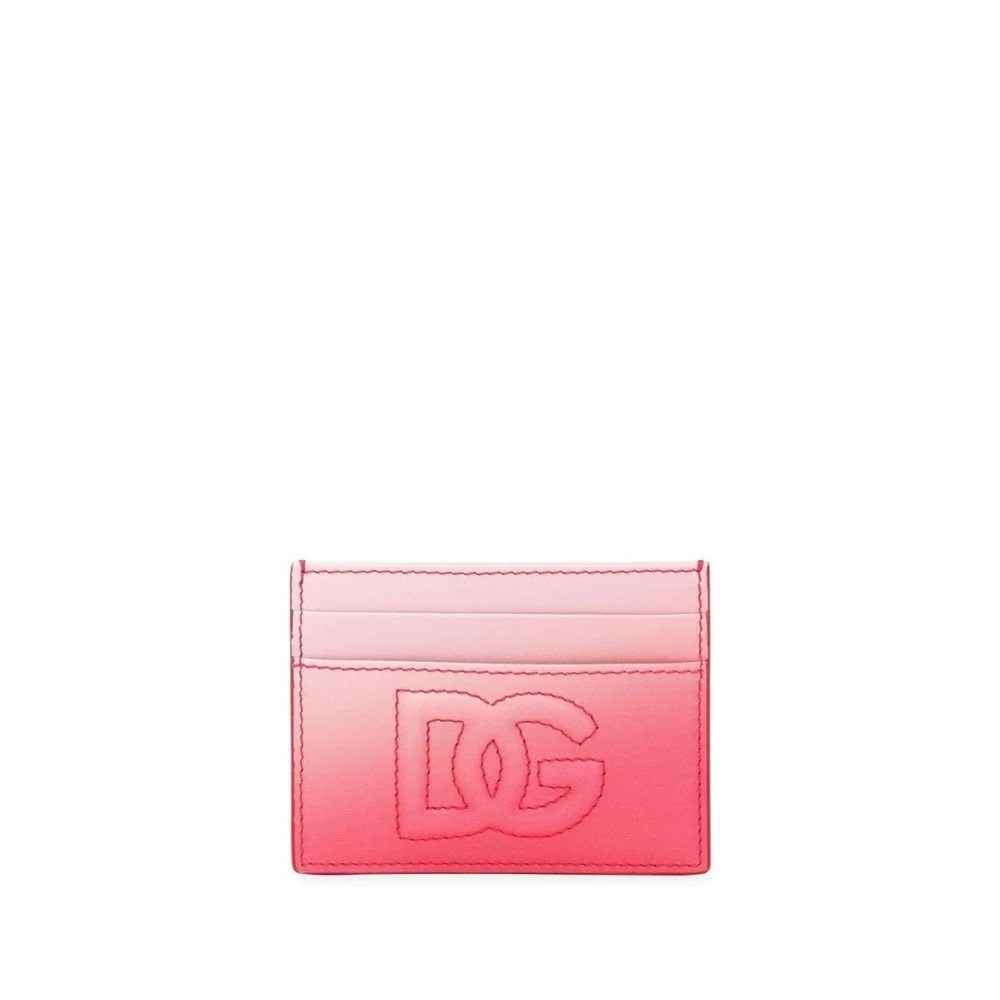 Dolce & Gabbana Stijlvolle Kaarthouder Portemonnee Pink Dames