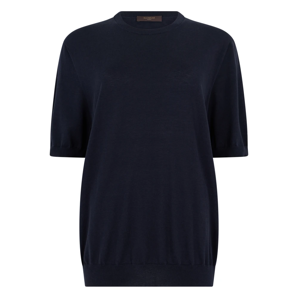 Slowear Uomo Blu Maglie, 2XL, New,