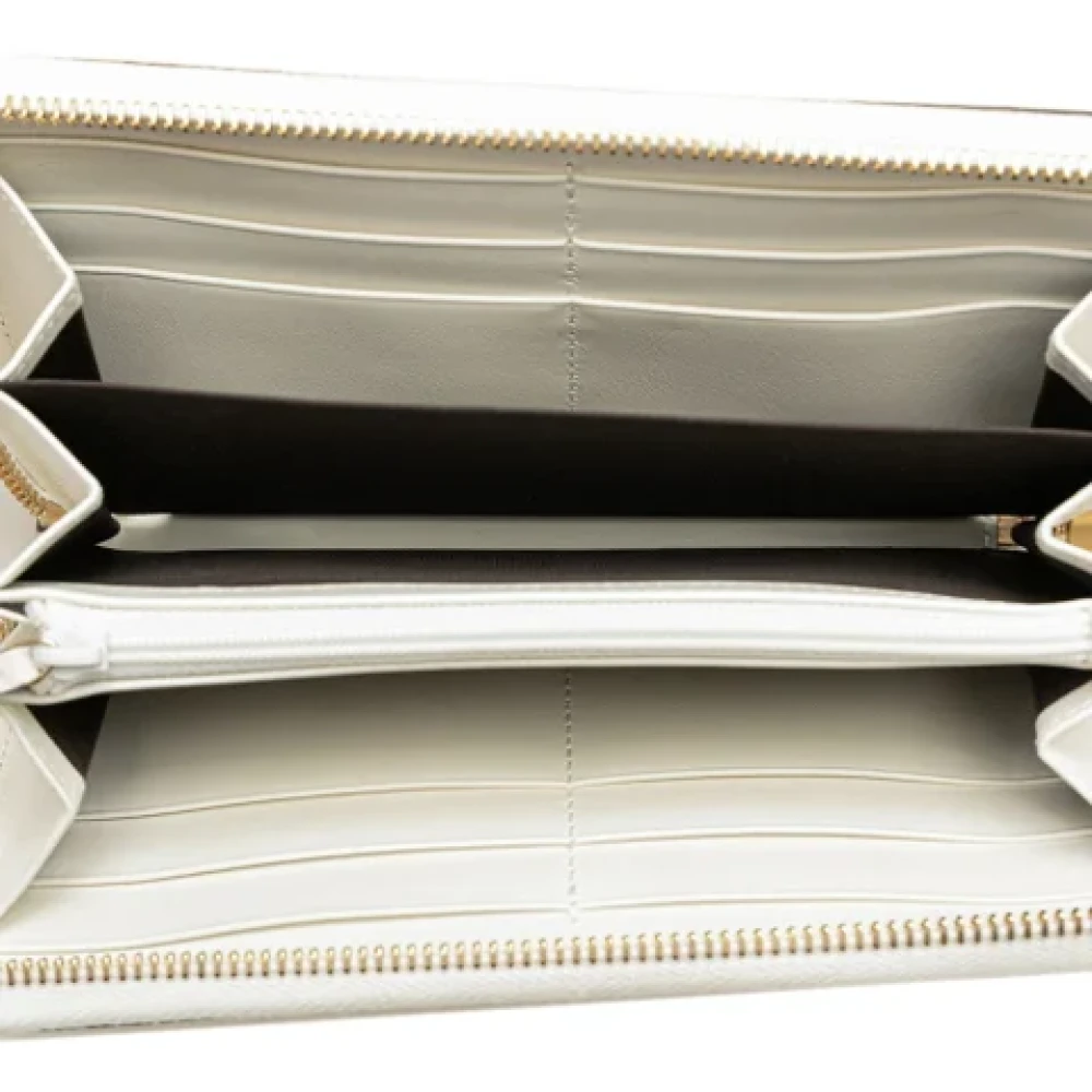 Gucci Vintage Pre-owned Leather wallets White Dames