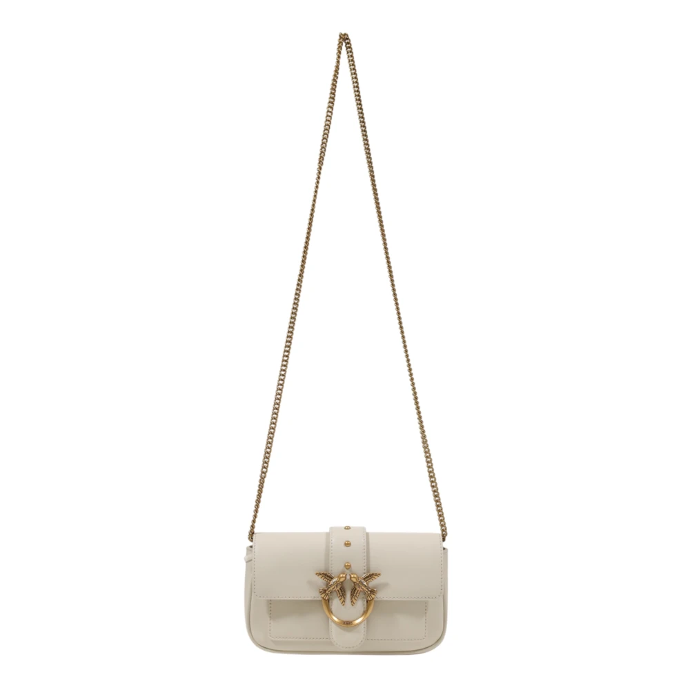 Pinko Women's White Pocket Love Bag One Simply - Cross Body Bags - One Size - Bags