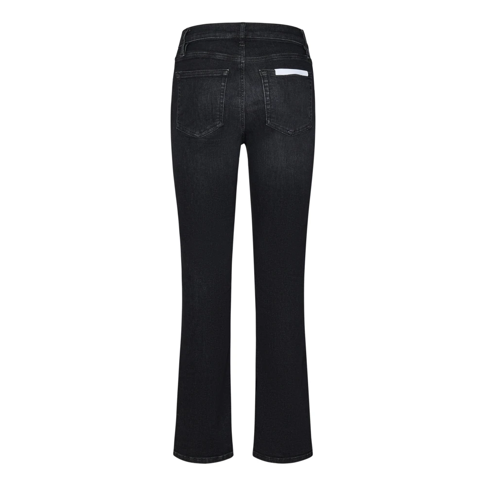 Frame Zwarte Straight-Leg Jeans voor Vrouwen Black Dames