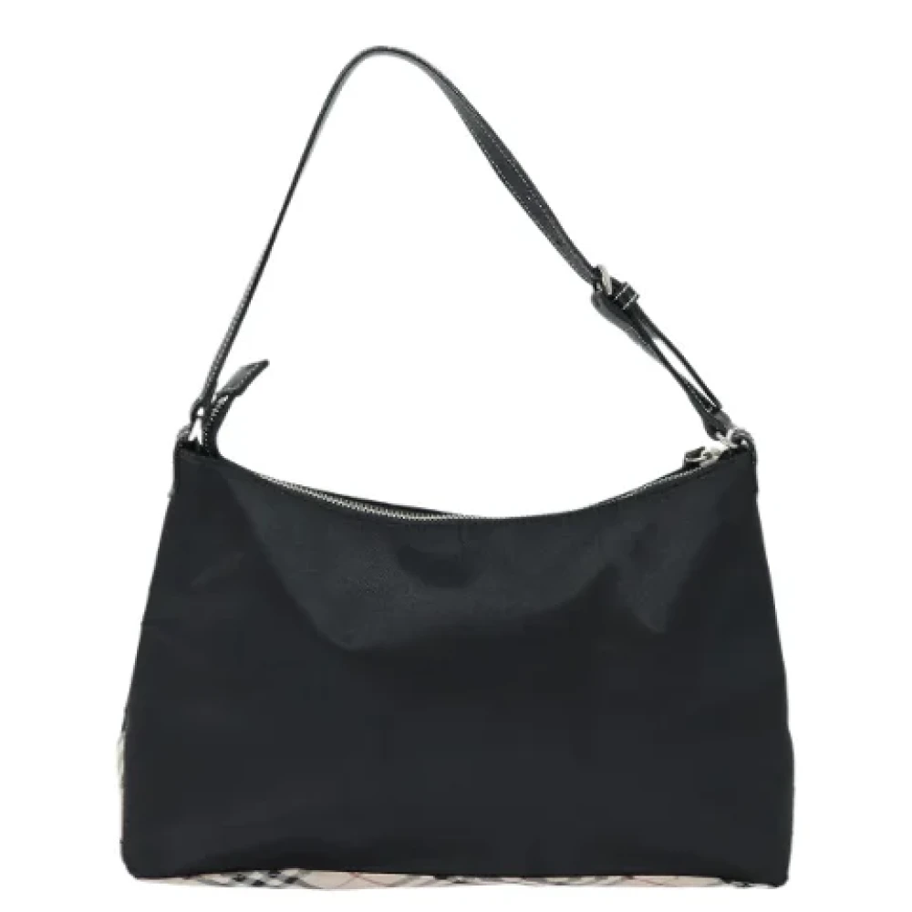 Burberry Vintage Pre-owned Fabric handbags Black Dames
