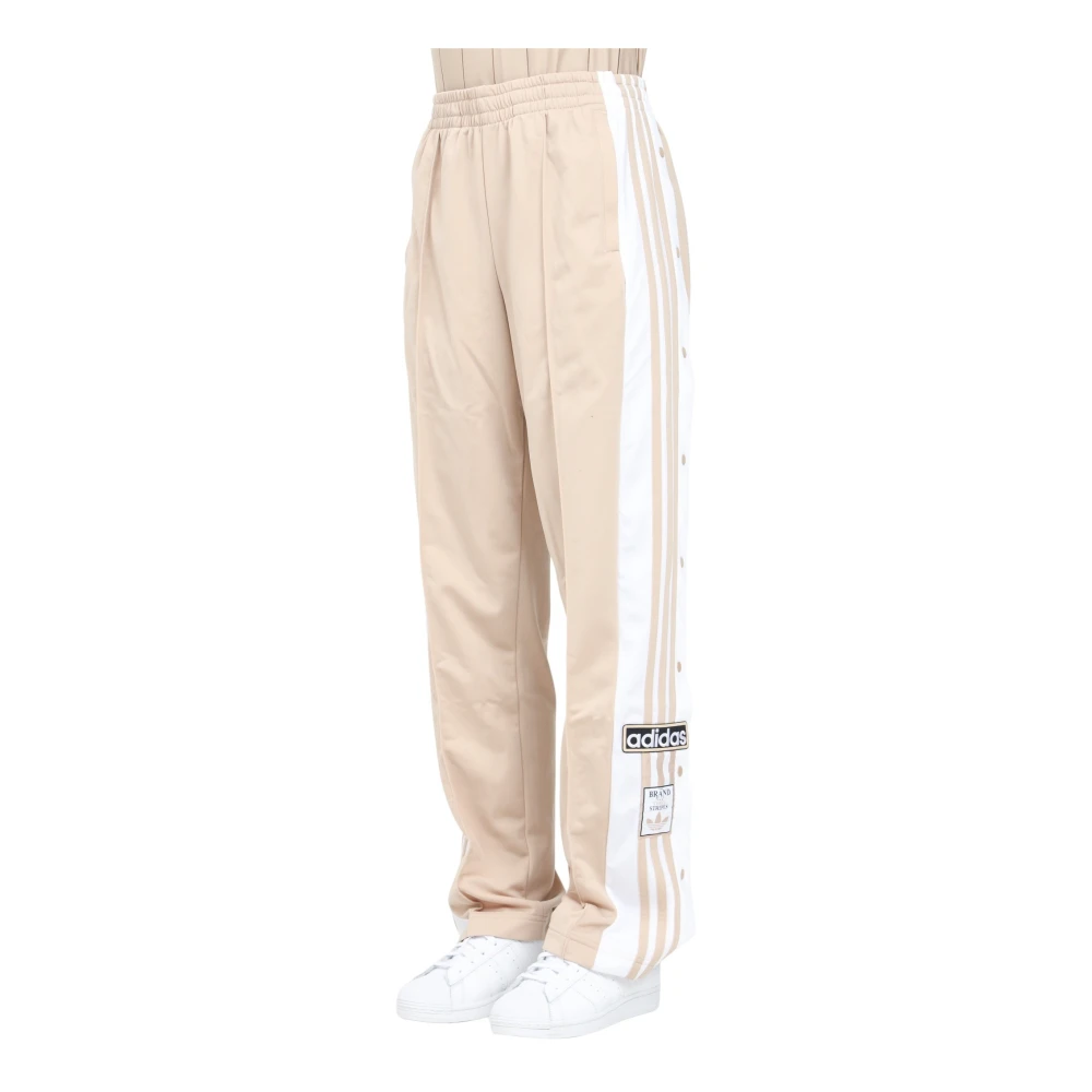 adidas Originals Beige Adibreak Trainingsbroek voor Vrouwen Beige Dames