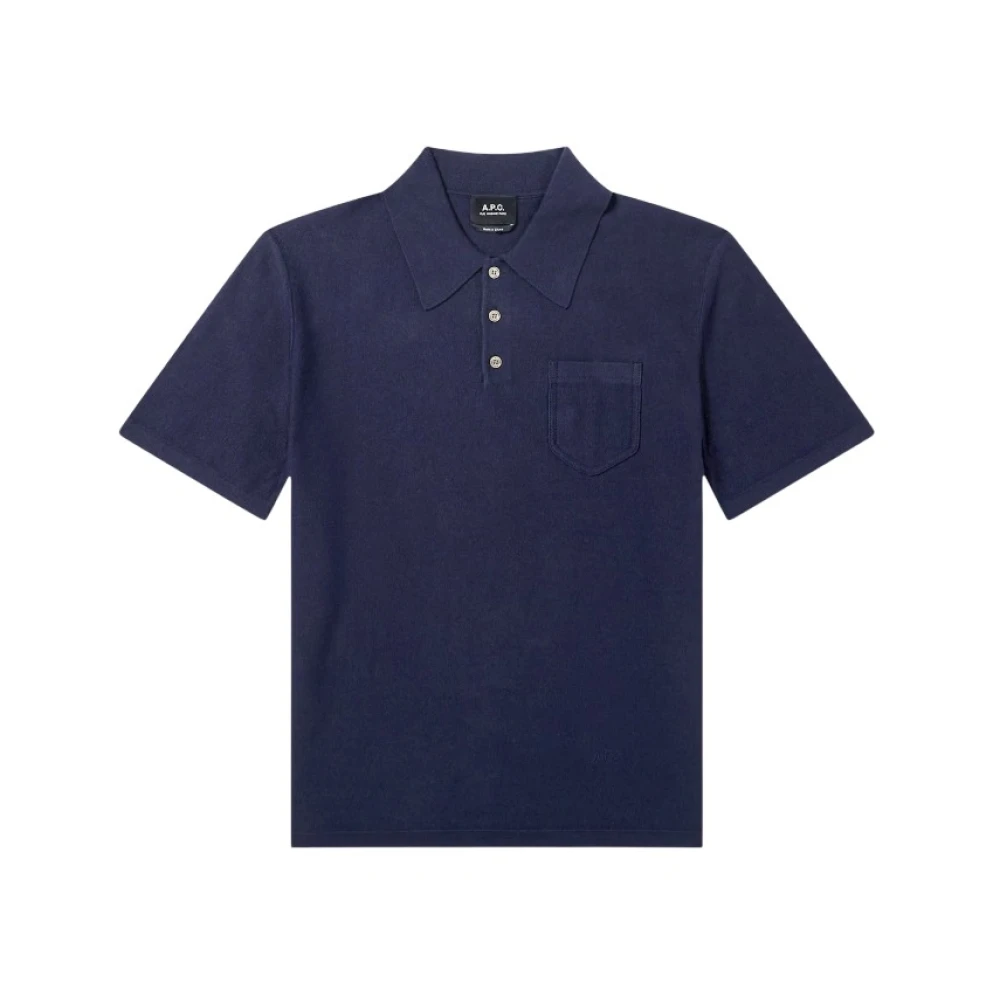 A.p.c. Uomo Blu Top, Xl, New,