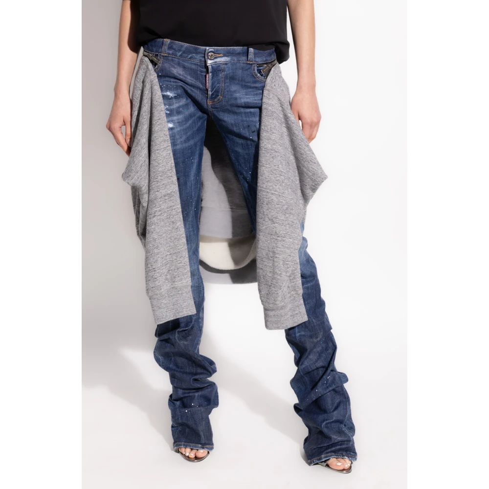 Dsquared2 Hoodie Blue Dames