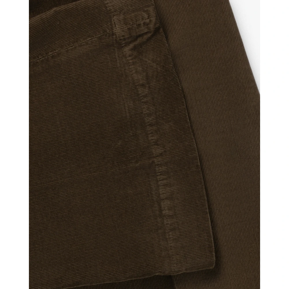 Seafarer Stretch Flair Corduroy Broek Brown Dames