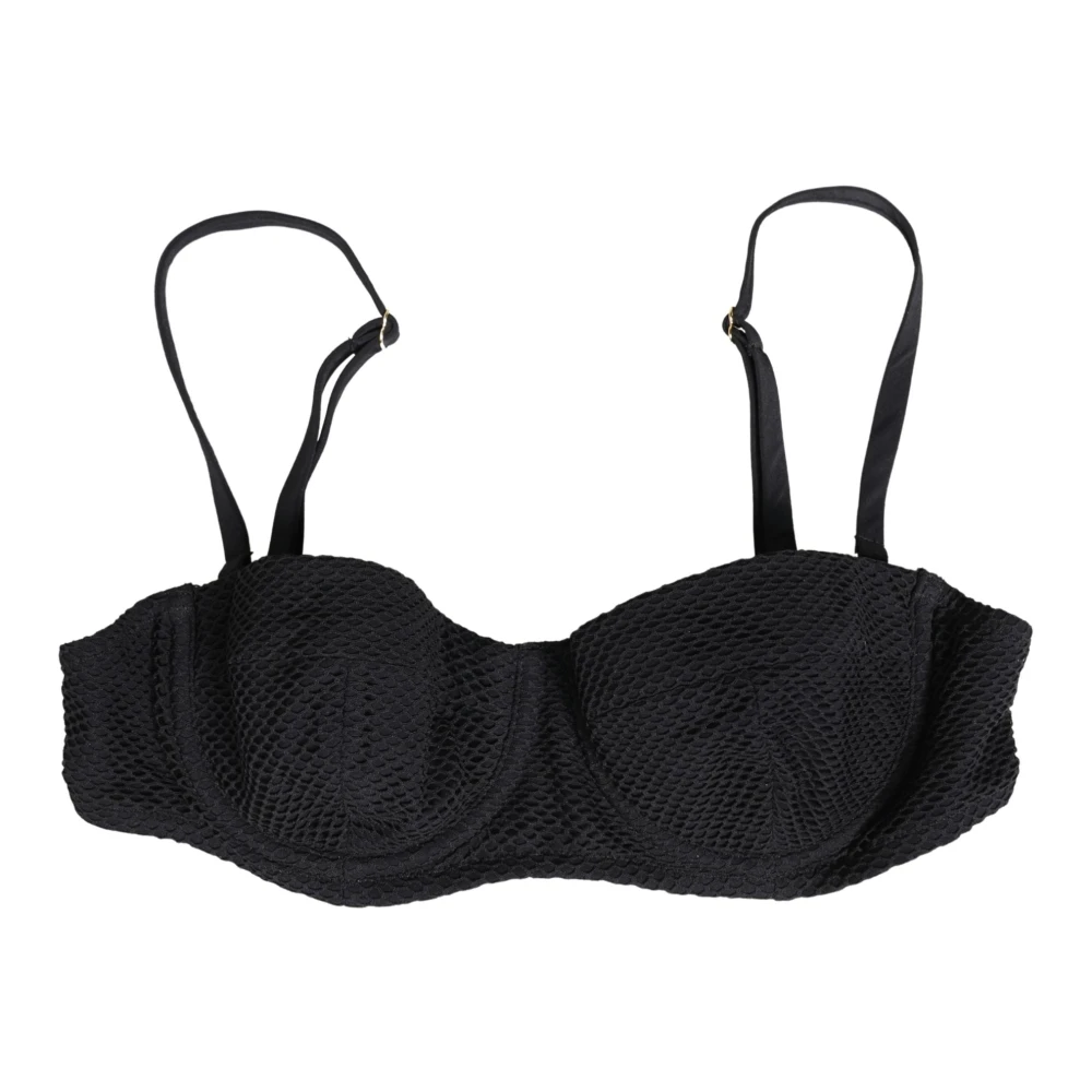 Dolce & Gabbana Women's Black Bras, Xs, Padded Balconnet Brassiere