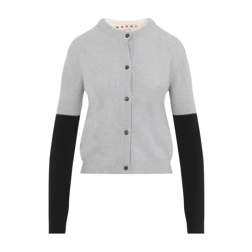 Marni Women's Gray Cardigans, Xs, Luxurious Grey Jumper