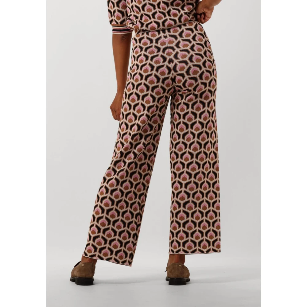 Suncoo Elegante Roze Jasper Broek Multicolor Dames