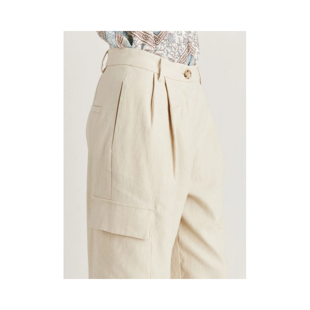 Momoni Trousers Beige Dames