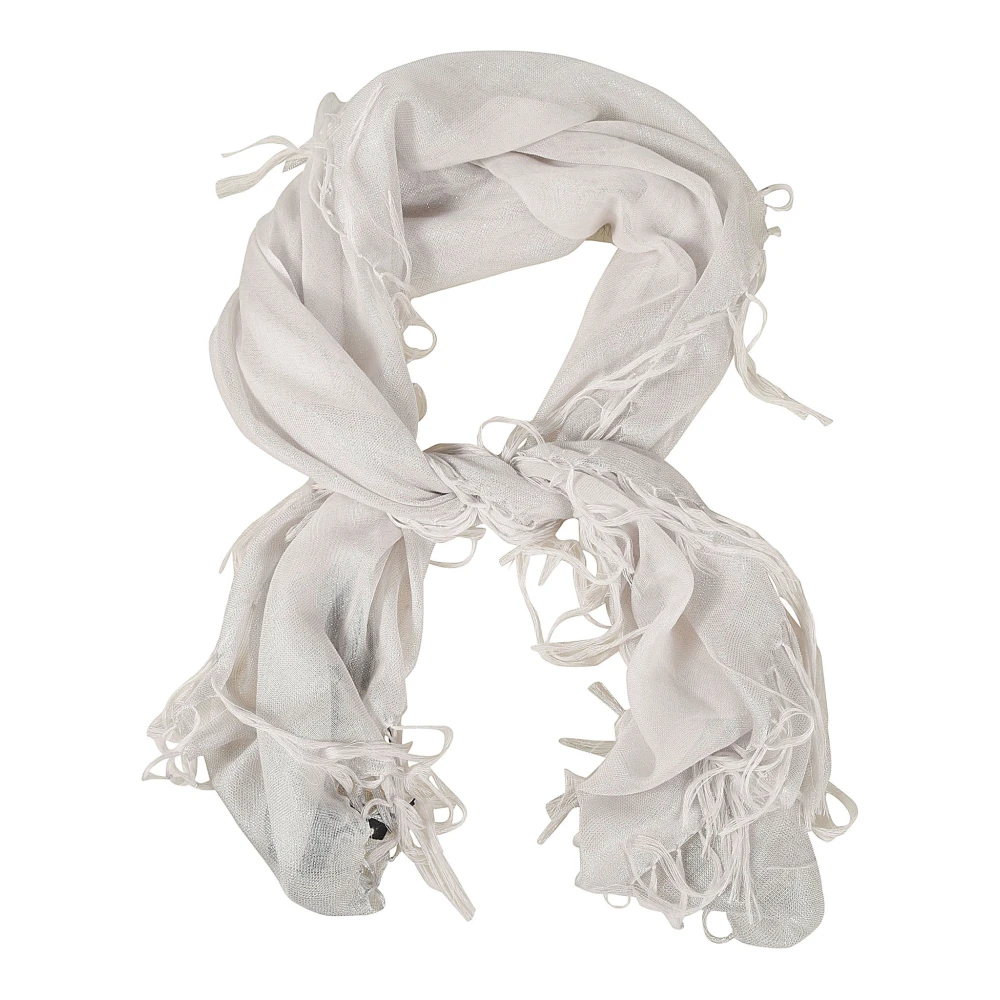 Giorgio Armani Elegante Sjaals Collectie White Dames